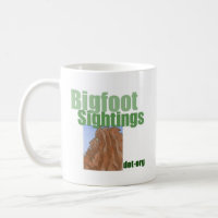 Bigfoot Sightings Logo mug