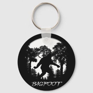 Bigfoot Silhouette Keychain