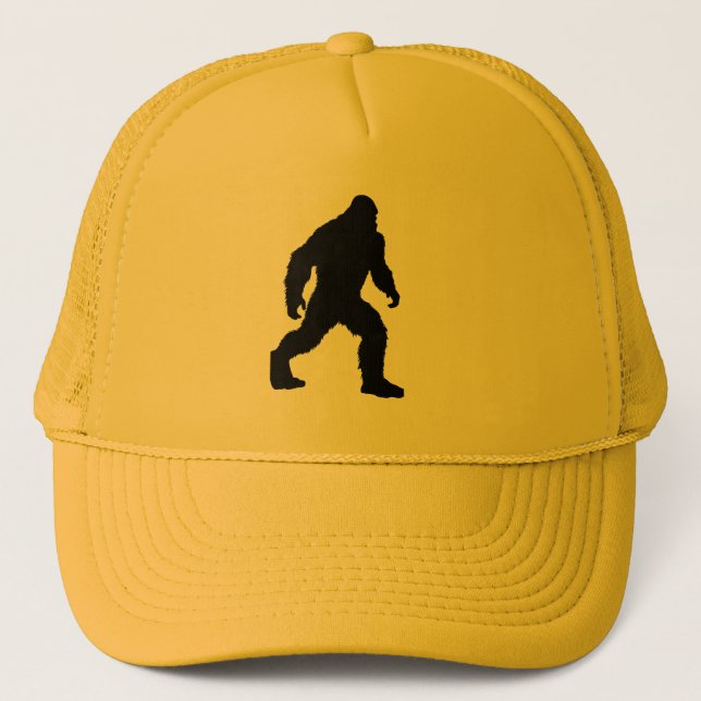 Bigfoot Silhoutte  Trucker Hat (Front)