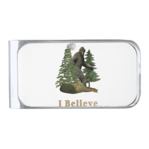 Bigfoot Silver Finish Money Clip