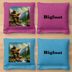 Bigfoot Singing Cornhole Bags