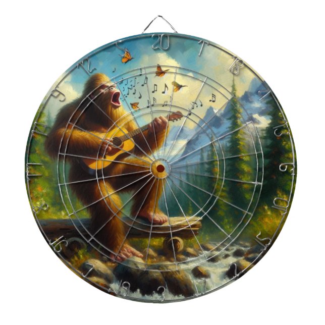 Bigfoot Singing Dart Board (Front)