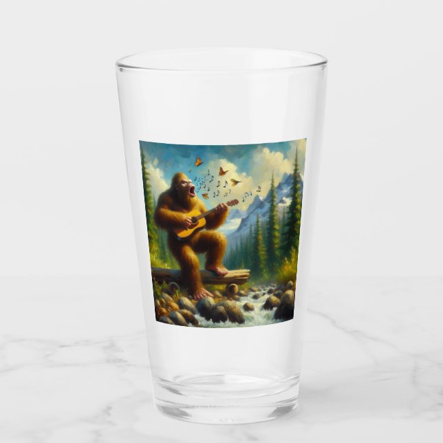 Bigfoot Singing Glass (Front)