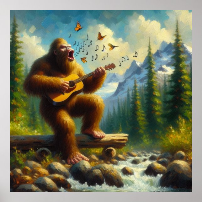 Bigfoot Singing Poster (Front)