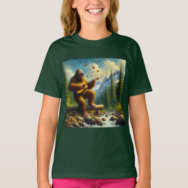Bigfoot Singing T-Shirt (Front)