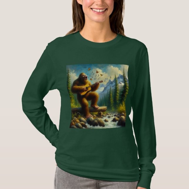 Bigfoot Singing T-Shirt (Front)
