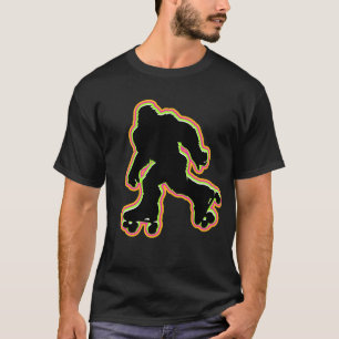 Bigfoot Skates Sasquatch Vintage Roller skates 80s T-Shirt