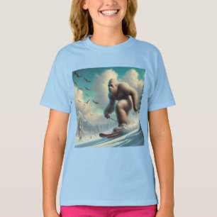 Bigfoot Skiing T-Shirt
