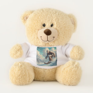 Bigfoot Skiing Teddy Bear