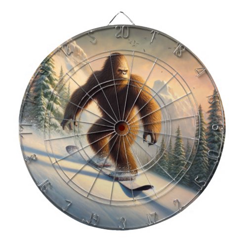 Bigfoot Snowboarding Dart Board