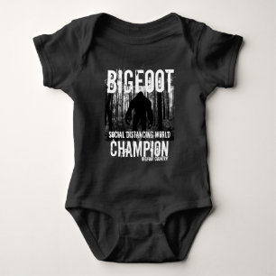 Bigfoot Social Distancing champion Baby Bodysuit