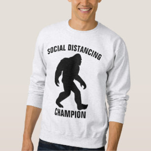 BIGFOOT SOCIAL DISTANCING CHAMPION Funny T-shirts