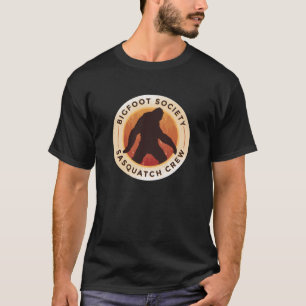 Bigfoot Society - Sasquatch Crew Search Hide and T-Shirt