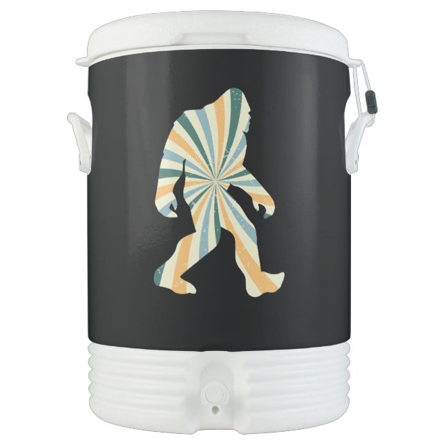 Bigfoot Squatchy Retro 90s Style Beverage Cooler (Front)