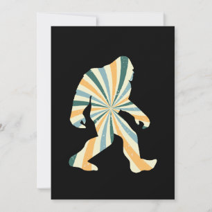 Bigfoot Squatchy Retro 90s Style Holiday Card