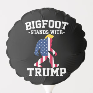 Bigfoot Stands With Trump 2024 Elections Balloon