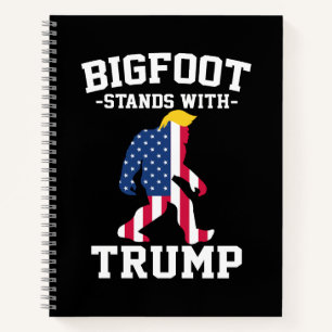 Bigfoot Stands With Trump 2024 Elections Notebook
