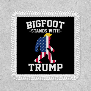 Bigfoot Stands With Trump 2024 Elections Patch