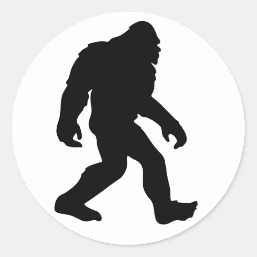 Bigfoot Round Sticker