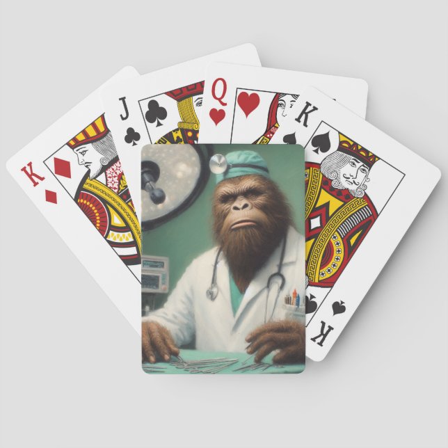 Bigfoot Surgeon Poker Cards (Back)
