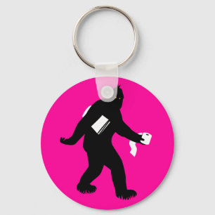 Bigfoot Surprised Keychain