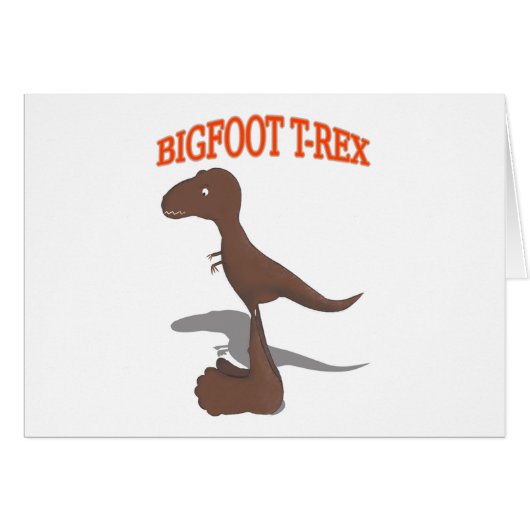 Bigfoot T-Rex Drawing (Front Horizontal)