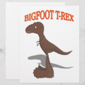 Bigfoot T-Rex Drawing (Front/Back)