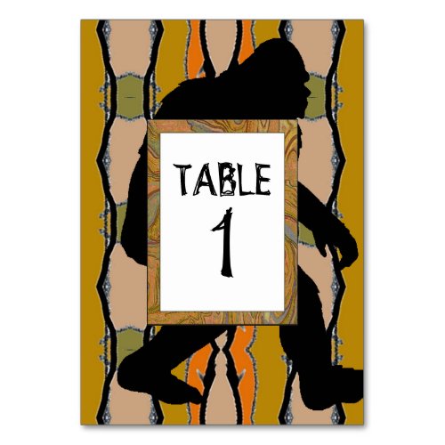 bigfoot table marker table number