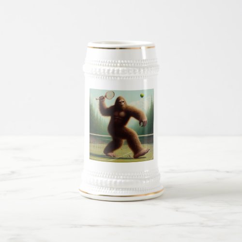 Bigfoot Tennis Beer Stein