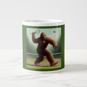 Bigfoot Tennis Giant Coffee Mug