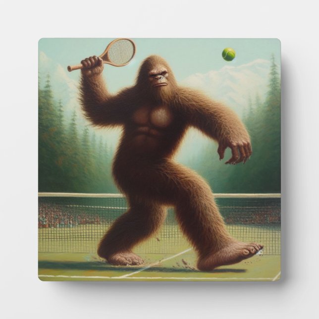 Bigfoot Tennis Plaque (Front)