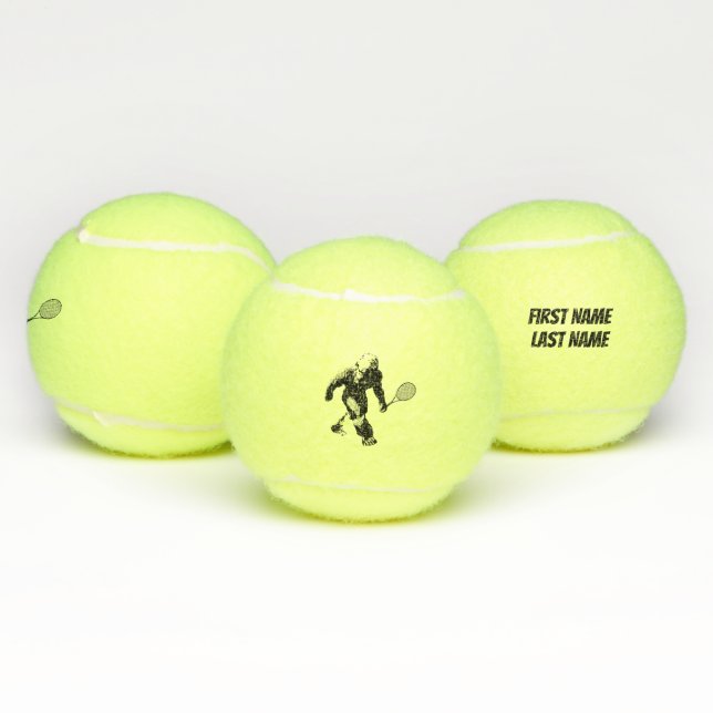 Bigfoot Tennis Player With Text Balls (Multi)