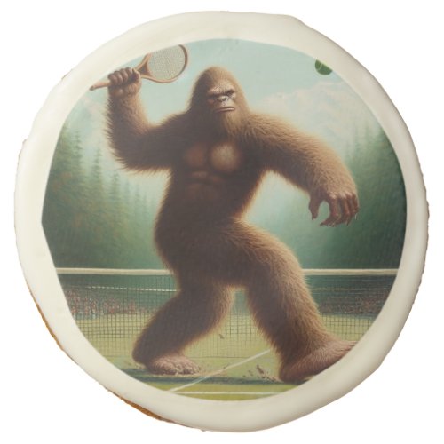 Bigfoot Tennis Sugar Cookie