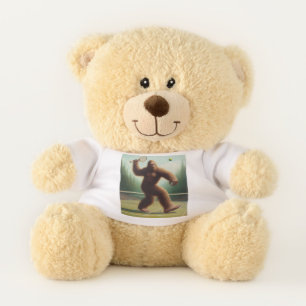 Bigfoot Tennis Teddy Bear