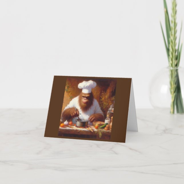 Bigfoot the Chef Card (Front)