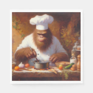 Bigfoot the Chef Napkins