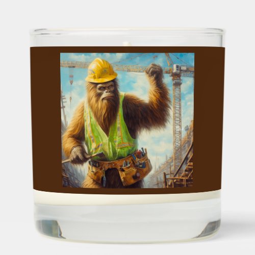 Bigfoot the Construction Worker Scented Candle