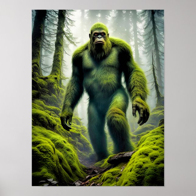 Bigfoot, The Green Machine - 12 x 16 Poster (Front)