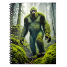 Bigfoot, The Green Machine - Spiral Notebook