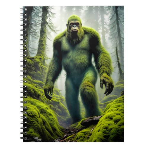 Bigfoot The Green Machine _ Spiral Notebook