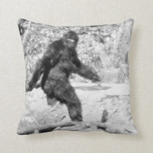 Bigfoot Throw Pillow