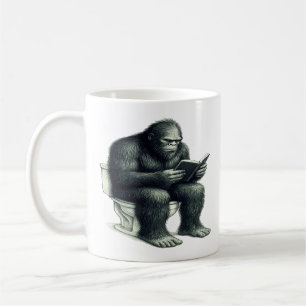 Bigfoot Toilet Coffee Mug