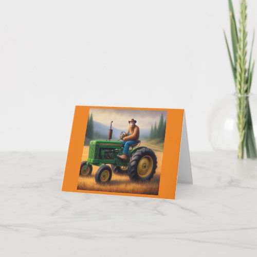 Bigfoot Tractor Card