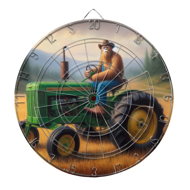 Bigfoot Tractor Dart Board (Front)