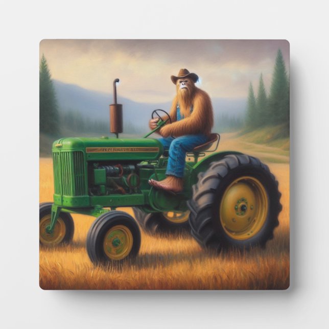 Bigfoot Tractor Plaque (Front)