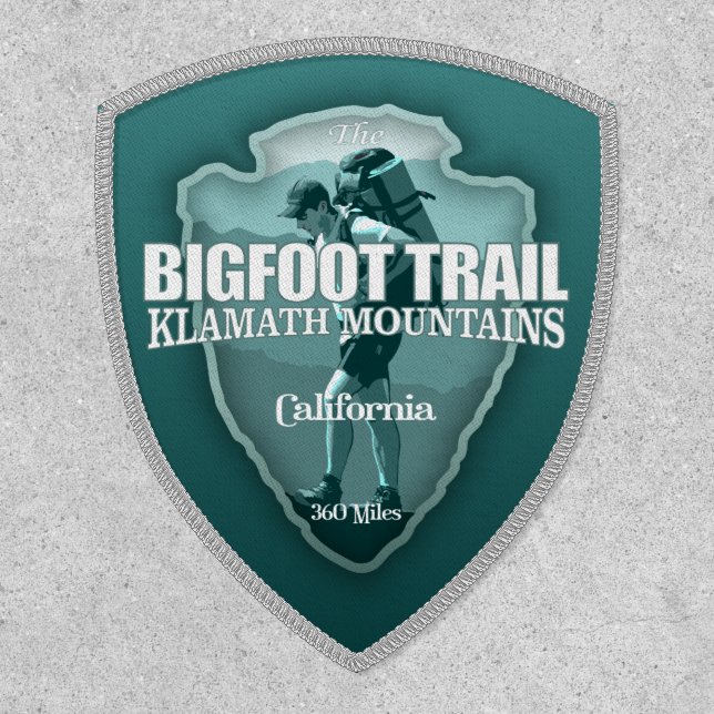 Bigfoot Trail (arrowhead T) Patch (Front)