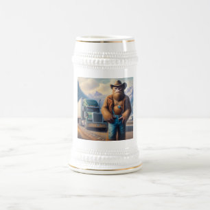 Bigfoot Truck Driver Beer Stein