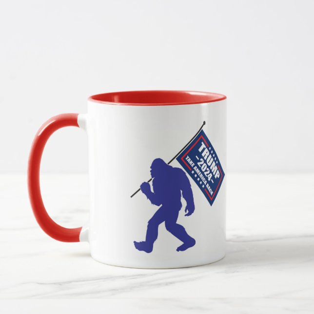 Bigfoot Trump 2024 Mug (Left)