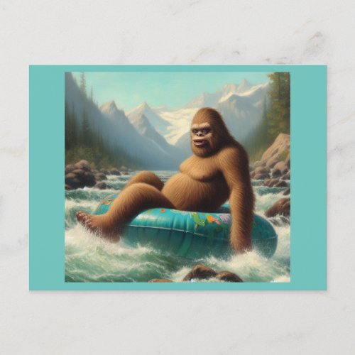 Bigfoot Tubing Postcard