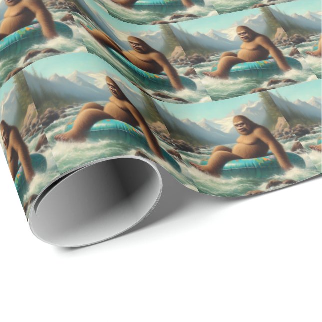 Bigfoot Tubing Wrapping Paper (Roll Corner)